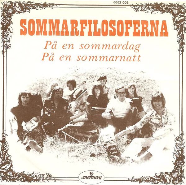 Sommarfilosoferna skivomslag